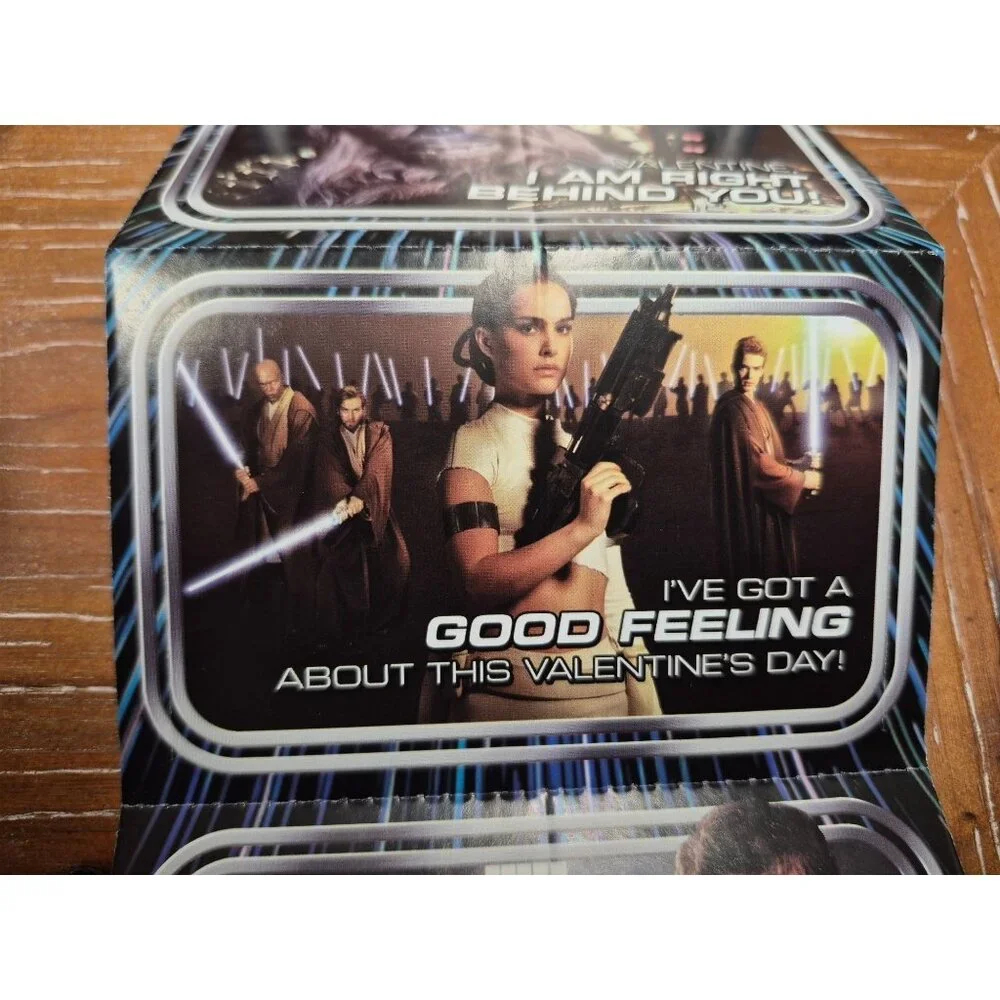 Star Wars Saga Valentines With 16 Pencils